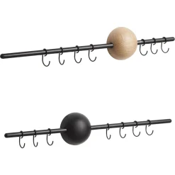 Creolen aus Eiche von Jeanette Holdgaard, 2er Set