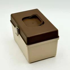 Curver Nähkasten-Organizer aus Beige & Braunem Kunststoff, Niederlande, 1970er