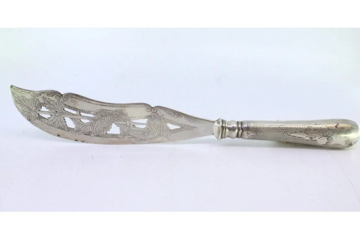Cut-Out Silber Fischmesser