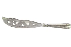 Cut-Out Silber Fischmesser