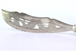 Cut-Out Silber Fischmesser
