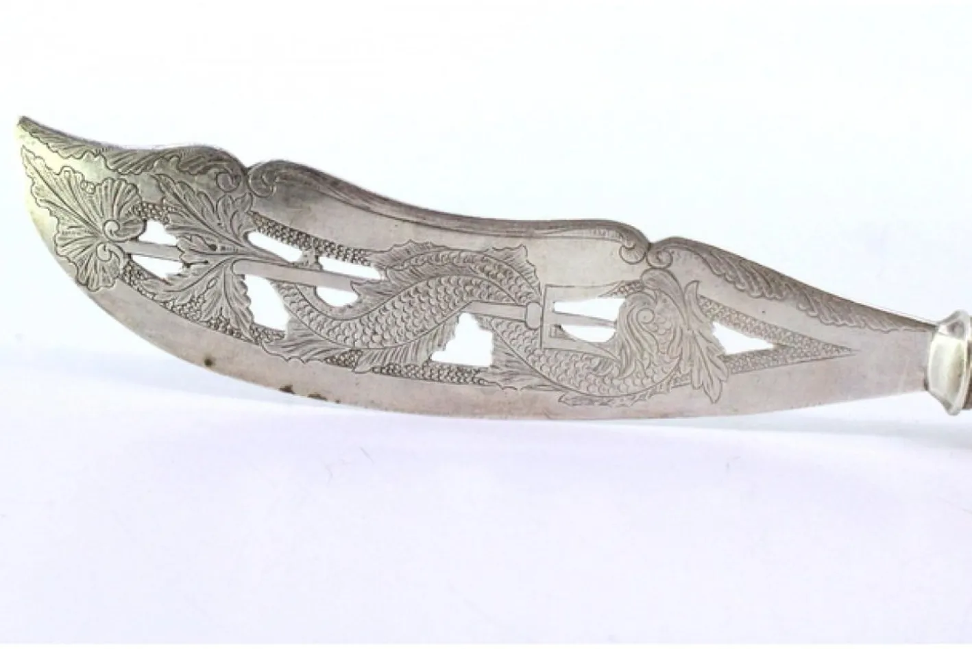 Cut-Out Silber Fischmesser