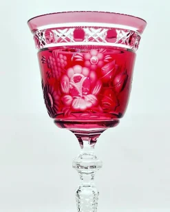 Cut-to-Clear Weingläser von Meissen, 1960er, 2er Set