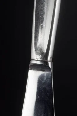 Cypress Messer aus Sterling Silber und Edelstahl von Georg Jensen, 1940er, 6er Set