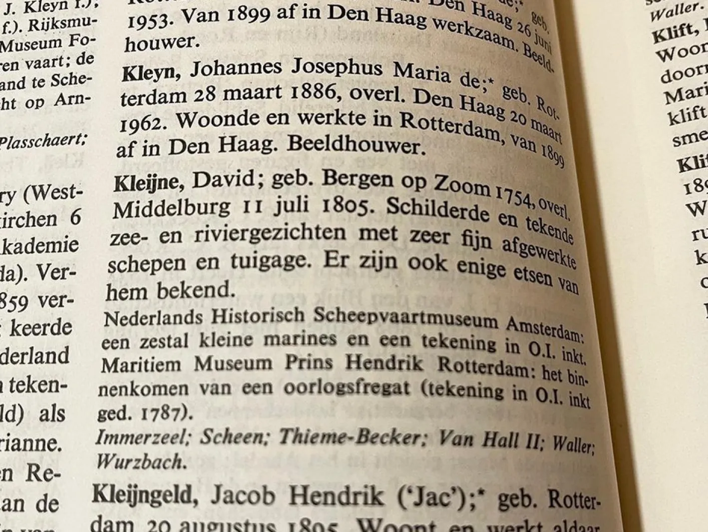David Kleyne, Seestück mit Schiffen, Ölgemälde, gerahmt