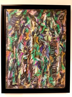 David Lan Bar - Composition - 1978 - Öl auf Leinwand 1978