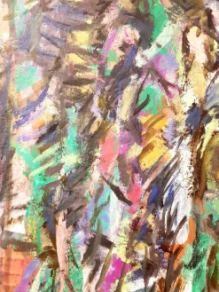 David Lan Bar - Composition - 1978 - Öl auf Leinwand 1978