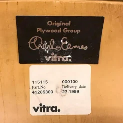 DCW Stuhl aus Geformter Eiche von Charles Eames für Vitra, 1990er