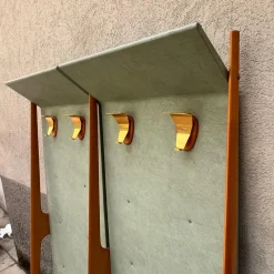 Dekorativer Wandkleiderbügel, 1950er