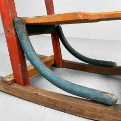 Dekoratives japanisches Schaukelpferd aus Holz, 1940