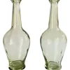 Dekorative Vintage Glasflaschen aus Glas, 1960er, 2er Set