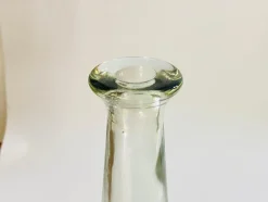 Dekorative Vintage Glasflaschen aus Glas, 1960er, 2er Set