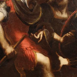 Der Streit zwischen Agamemnon und Achilles über Briseis, 1640, Öl auf Leinwand