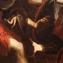Der Streit zwischen Agamemnon und Achilles über Briseis, 1640, Öl auf Leinwand