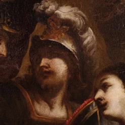 Der Streit zwischen Agamemnon und Achilles über Briseis, 1640, Öl auf Leinwand