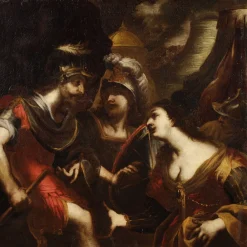 Der Streit zwischen Agamemnon und Achilles über Briseis, 1640, Öl auf Leinwand