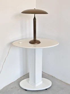 Deutsche Art Deco Gardist Tischlampe aus Messing, 1930er