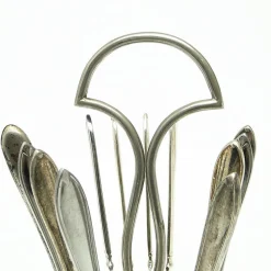 Deutsche Art Deco Messerständer, 1930er, 13er Set