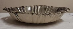 Deutsche Art Deco Obstschale aus Bunt Glasierter Keramik, 1930er