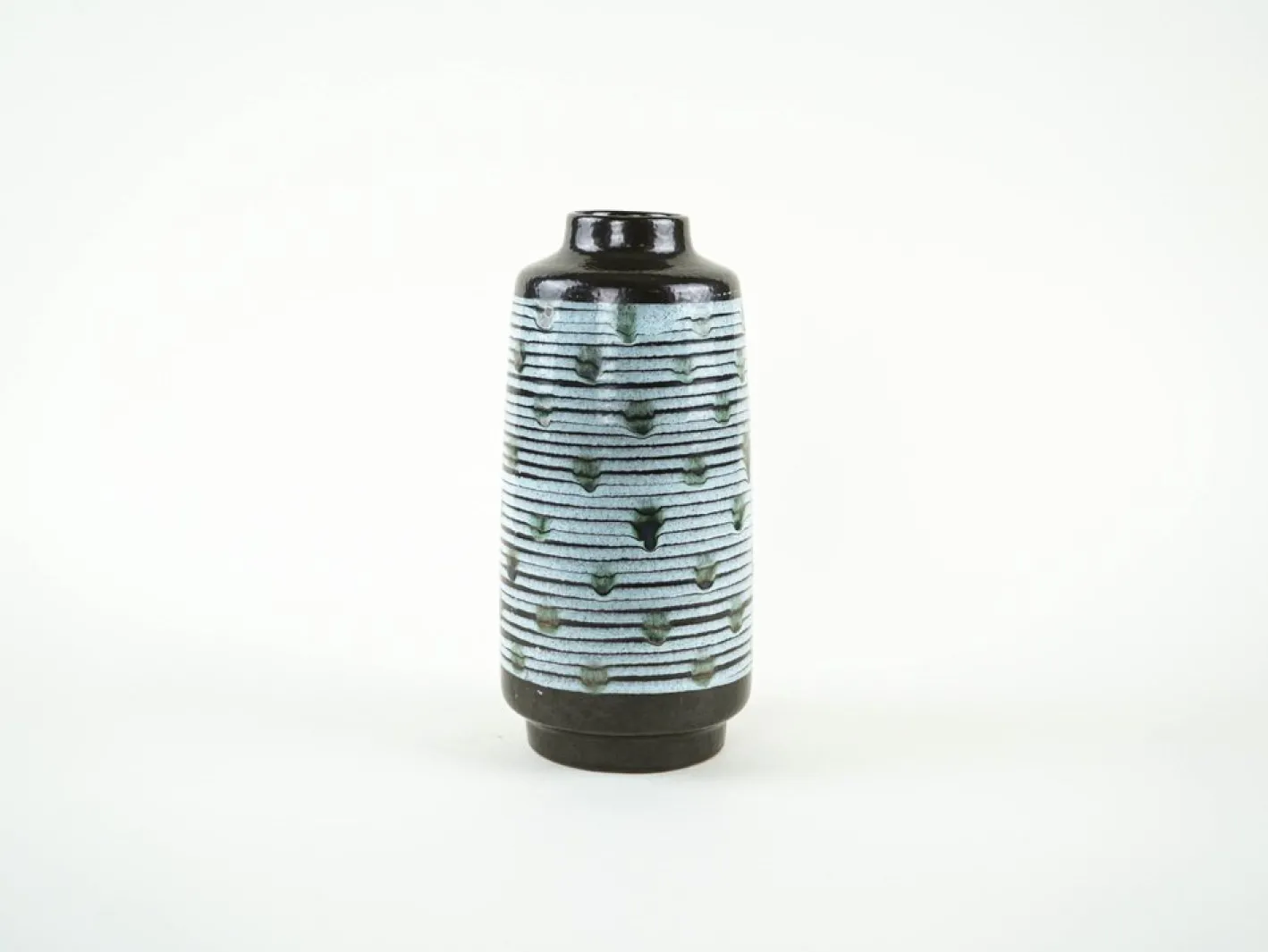 Deutsche Keramikvase, Westdeutschland, 1970er