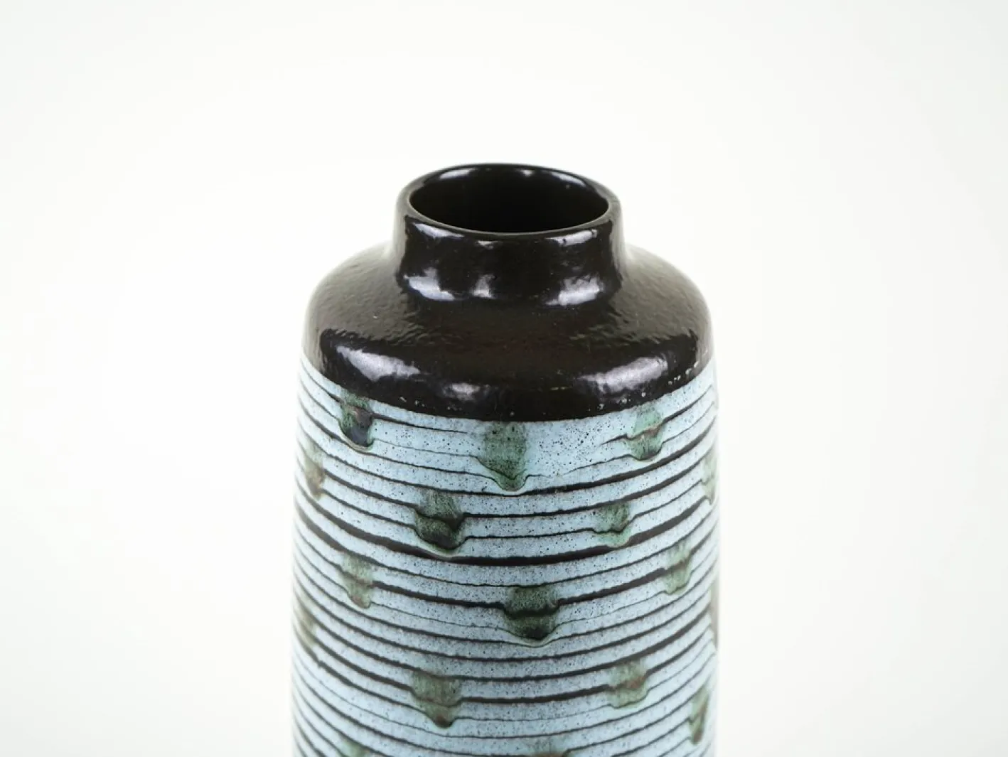 Deutsche Keramikvase, Westdeutschland, 1970er