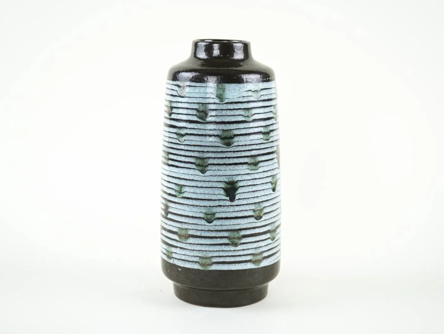 Deutsche Keramikvase, Westdeutschland, 1970er