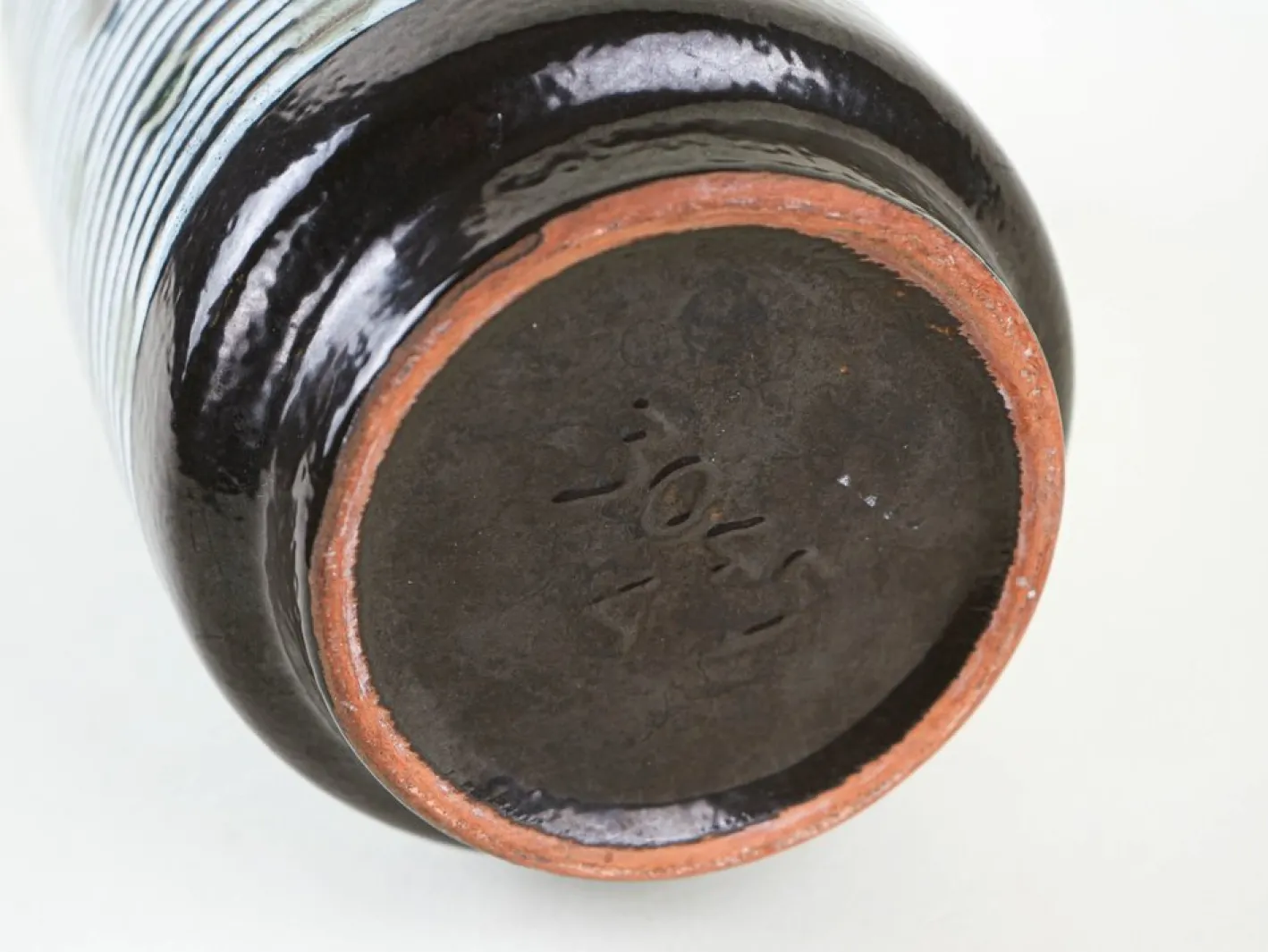 Deutsche Keramikvase, Westdeutschland, 1970er