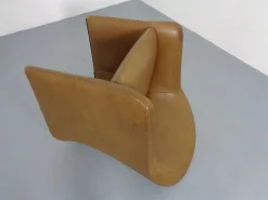 Deutsche Mid-Century Cocktailsessel aus Leder von Walter Knoll, 1960er, 2er Set