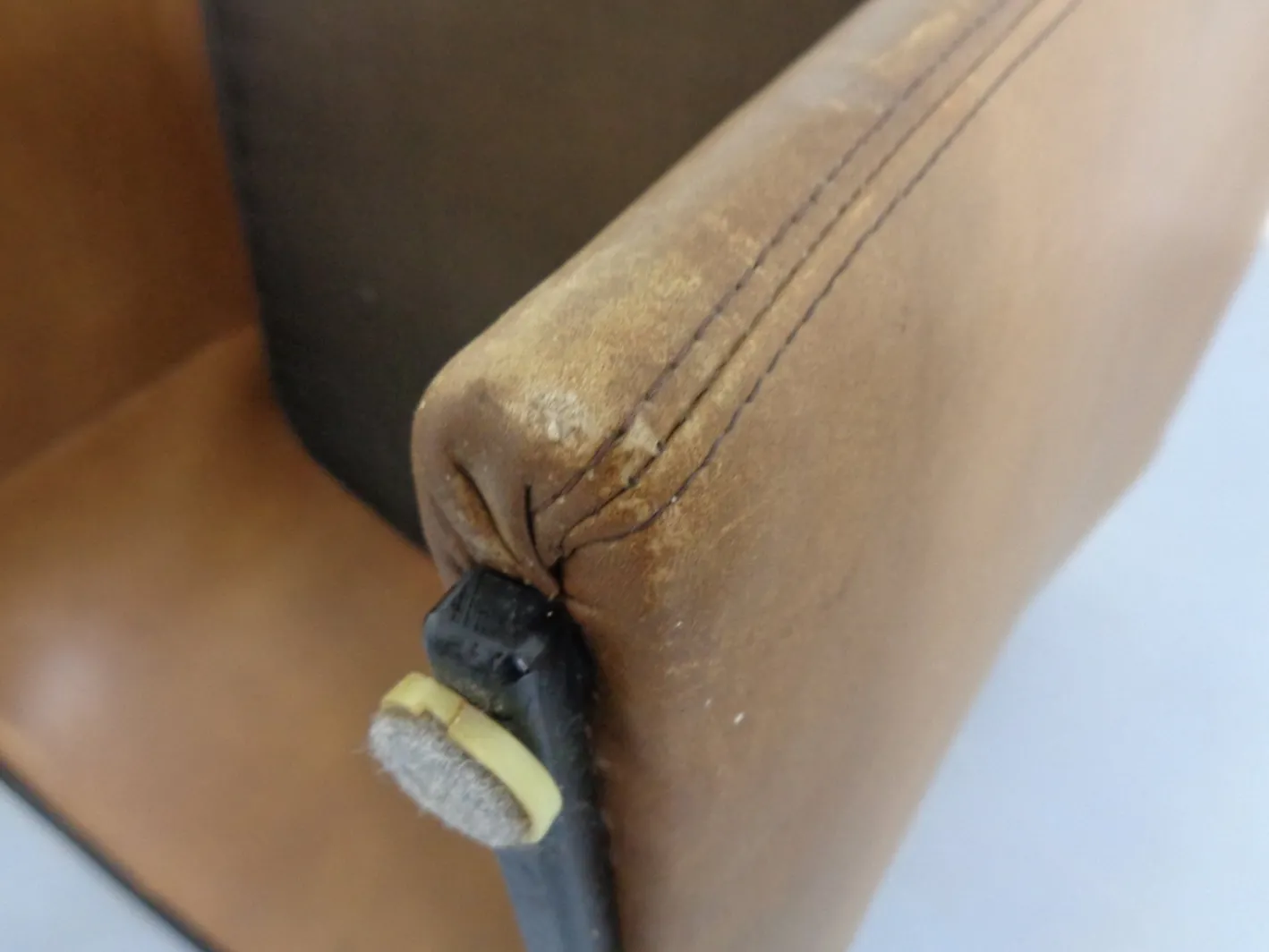 Deutsche Mid-Century Cocktailsessel aus Leder von Walter Knoll, 1960er, 2er Set