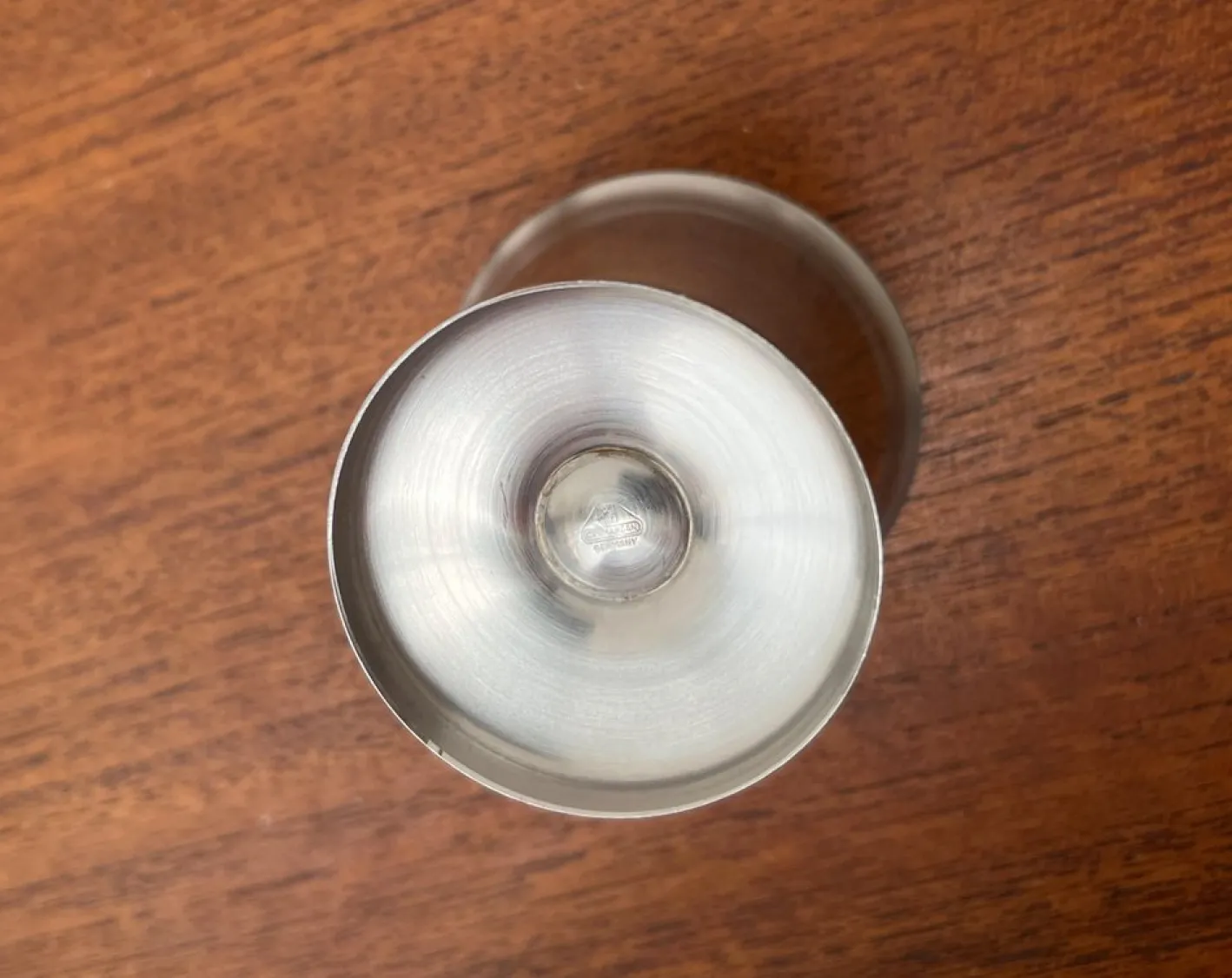 Deutsche Mid-Century Eierbecher aus Cromargan von WMF, 1960er, 6 . Set