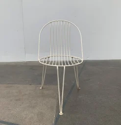 Deutsche Mid-Century Gartenstühle aus Metall von Mauser Werke Waldeck, 2er Set