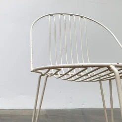 Deutsche Mid-Century Gartenstühle aus Metall von Mauser Werke Waldeck, 2er Set