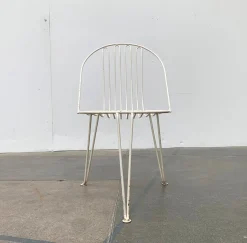 Deutsche Mid-Century Gartenstühle aus Metall von Mauser Werke Waldeck, 2er Set