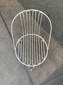 Deutsche Mid-Century Gartenstühle aus Metall von Mauser Werke Waldeck, 2er Set