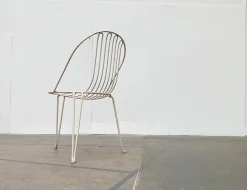 Deutsche Mid-Century Gartenstühle aus Metall von Mauser Werke Waldeck, 2er Set