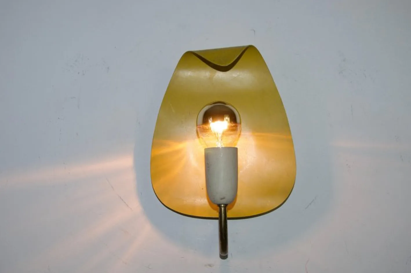 Deutsche Mid-Century Modern Sputnik Wandlampe, 1960er