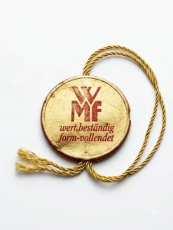 Deutsche Mid-Century Modern Teetassen mit Edelstahlhaltern von WMF, 1960er, 5er Set