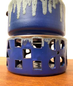 Deutsche Mid-Century Studio Keramik Teekanne mit Teewärmer von Melitta Teubner, 1960er, 2er Set