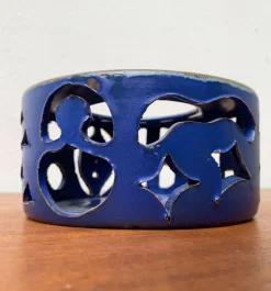 Deutsche Mid-Century Studio Keramik Teekanne mit Teewärmer von Melitta Teubner, 1960er, 2er Set