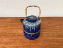 Deutsche Mid-Century Studio Keramik Teekanne mit Teewärmer von Melitta Teubner, 1960er, 2er Set