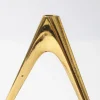 Deutscher Mid-Century Kerzenhalter aus Messing, 1960er