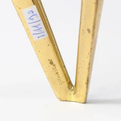 Deutscher Mid-Century Kerzenhalter aus Messing, 1960er