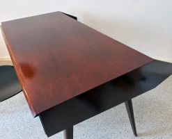 Deutscher Mid-Century Schreibtisch mit Bücherregal, 1950er