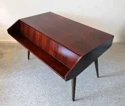 Deutscher Mid-Century Schreibtisch mit Bücherregal, 1950er