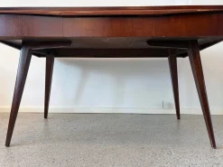 Deutscher Mid-Century Schreibtisch mit Bücherregal, 1950er