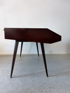 Deutscher Mid-Century Schreibtisch mit Bücherregal, 1950er