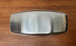 Deutscher Mid-Century Teller aus Cromargan von WMF, 1960er