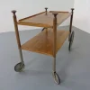 Deutscher Palisander Servierwagen von Walter Wirz für Wilhelm Renz, 1960er