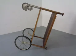 Deutscher Palisander Servierwagen von Walter Wirz für Wilhelm Renz, 1960er