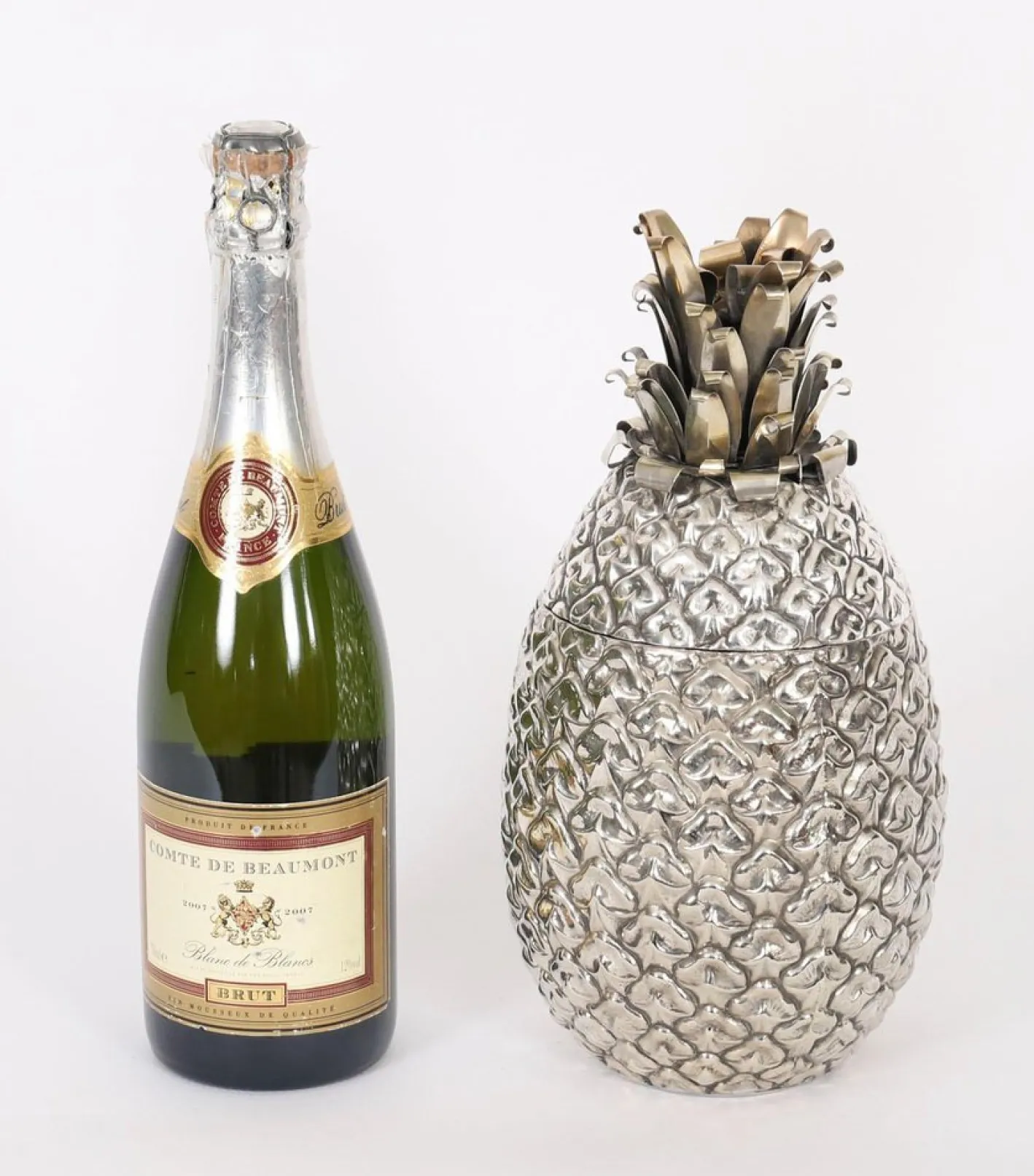 Deutscher Vintage Ananas Eiskübel von WMF, 1960er